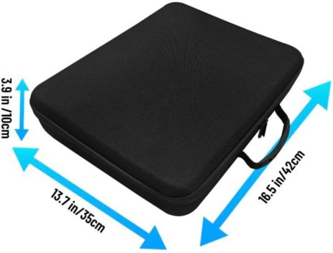 스타링크 미니 케이스 내구성 있는 보호용 저장 for 장비 컴팩트한 디자인과 안전한 지퍼 잠금 여행에 이상적이며 간편한 정리 블랙