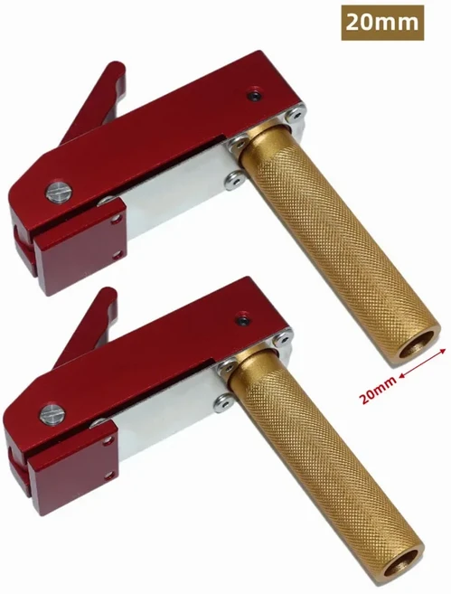 작업대 빠른 작동 홀드 다운 클램프 목공 벤치 개 클램프 19/20MM 구멍에 대한 빠른 고정 클립 도구, 01 2pc for 20mm Red