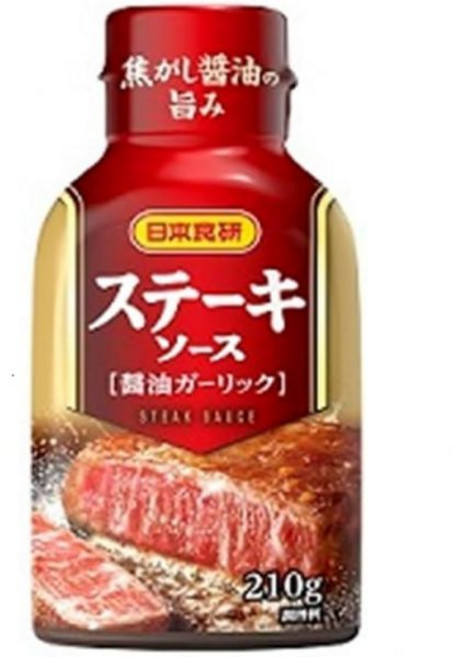 니혼쇼켄 일본 스테이크 소스 간장 마늘 210g x 3개, 니혼쇼켄 일본 스테이크 소스 간장 마늘 210g x 3