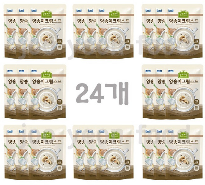 코스트코무료배송 상하키친 양송이크림스프, 150g, 24개