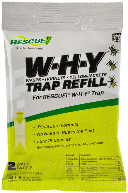 구조하다! 말벌 말벌 노랑재킷 트랩(WHY 트랩) 유인 RESCUE! Non-Toxic Wasp Hornet Yellowjacket Trap (WHY Trap) Attra