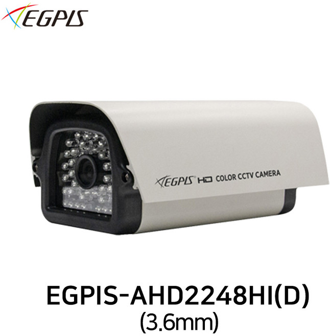 이지피스 EGPIS-AHD2248HI(D)(3.6mm) 210만화소 실외 미니하우징 AHD, 1개