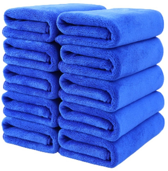 리빙무아 홈 보들 미용 타올, 블루, 10개