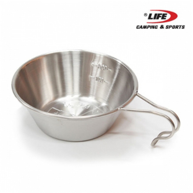 라이프스포츠 스텐 시에라컵300ml 100g 컵 등산 캠핑 백패킹, 1개, 스텐시에라컵