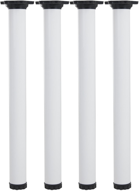 알루미늄 높이조절 식탁 책상다리 700 4개세트, 화이트