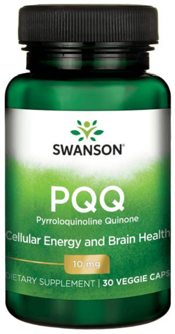 Swanson 斯旺森 PQQ素食膠囊 10mg, 30顆, 1罐