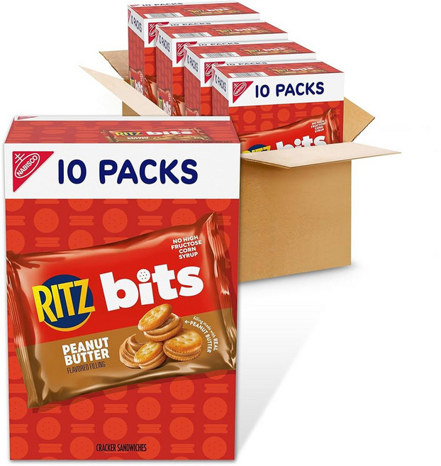 Ritz Bits Peanut Butter Sandwich Crackers 40 Packs 리츠 비트 땅콩버터 샌드위치 40팩