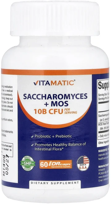 몸관리하세요 겨울입니다 Vitamatic 효모 + MOS DRcaps® 하이프로멜로오스 캡슐 60정 특별관리진행, Vitamatic효모MOSDRcaps하이프로멜로오스캡슐, 1개 - 쿠팡