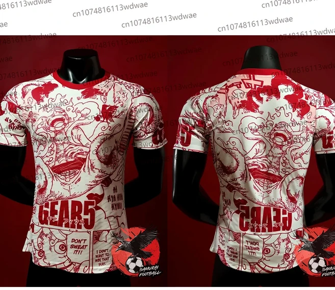 쿠쿠스토어 일본 축구 유니폼 5번 루피 원피스 선수 버전, 10 KID120, 02 FC-094-PBB