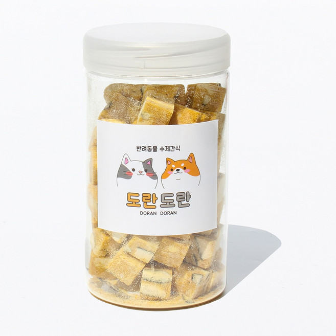 도란도란 동결건조 단호박명태큐브 30g 강아지 트릿 수제간식, 70g, 1개, 단호박명태