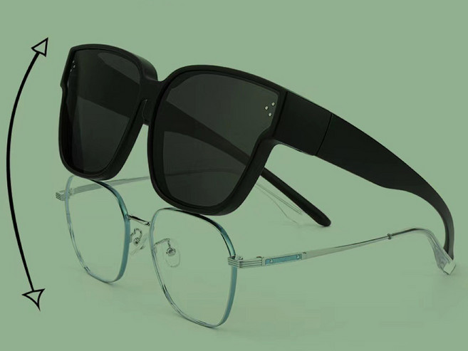 안경위에 쓰는 선글라스 uv 차단 덮경 골프 운전 썬글라스