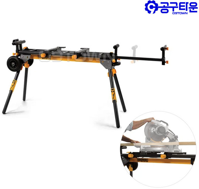 터프빌트 TB-S550 이동식 작업대 최대길이3240mm 각도절단기 체결가능, 1
