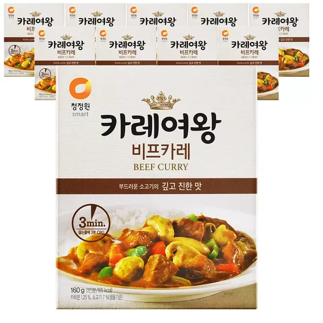 카레여왕(비프)160g/청정원-12개
