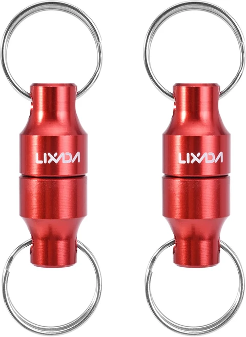 올스토어 Lixada 플라이 낚시 자석 네트 릴리스 거치대 키퍼 클립 뜰채 커넥터 1 개 2 3, 7.Red 2Pcs, 1개
