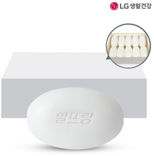 세수비누 드봉 알뜨랑 비누 화이트 130g 10개