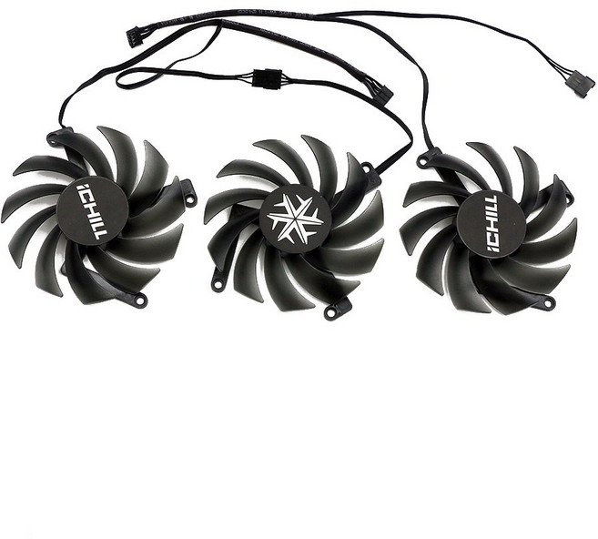 CF 12915S 그래픽 카드 냉각 팬용 GPU 쿨러 INNO3D RTX 3070 3070Ti 3080 3080Ti 3090 ICHILL X4 OC 85mm RTX3080, 04 3PCS