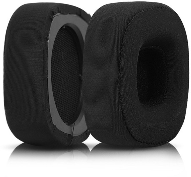 주요 3 주요 4 헤드폰 이어 패드 메쉬 패브릭/얼음 천을위한 내구성 이어 패드, [09] Black ice silk cloth, 검은 얼음 실크 천, 1개