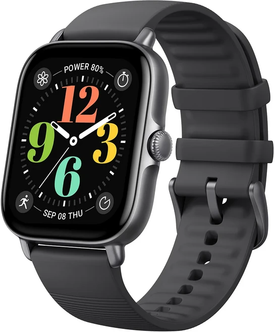 2024 Amazfit GTS 4 mini New 수면 링 스마트워치 안드로이드 IOS 휴대폰호환 150 개 이상의 스포츠 모드, 01 GTS 4 MINI New, 01 빠른, 02 Graphite Black