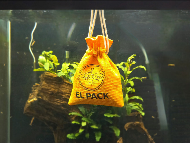 엘팩(ELPACK) / 어항 활성팩 / 폭번팩 / 관상용새우 열대어, 1개, 옐로우