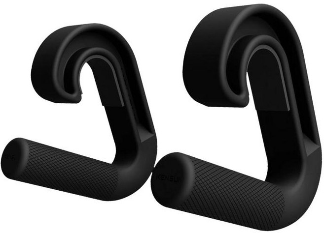 YSSHOP 풀업 헬스 그립 턱걸이 저항 밴드용 뉴트럴 그립 핸들 부착물 2pcs, 나일론