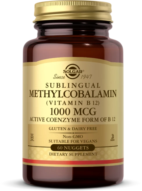 솔가 서브링구얼 메틸코발라민 (비타민B12) 1000 mg 60정, 1개 - 쿠팡