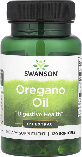 Swanson 오레가노 오일 소프트젤 120정, 1개