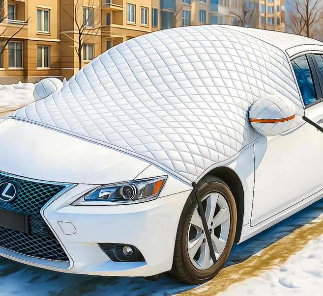 리브하움 두꺼운 성에방지커버 햇빛가리개 자석 사이드미러커버 전차종