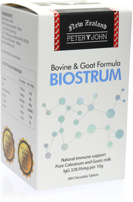 피터앤존 뉴질랜드 초유 산양유 바이오스트럼 300츄어블, 1개