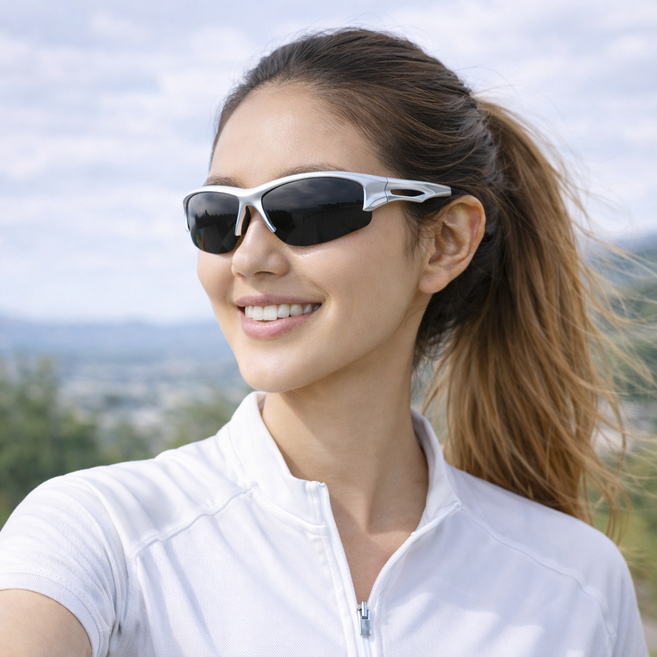 리비아 선명하고 뛰어난 시야확보 스포츠 선글라스