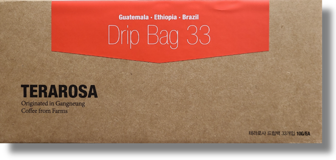 테라로사 드립백 커피, 10g, 33개입, 1개