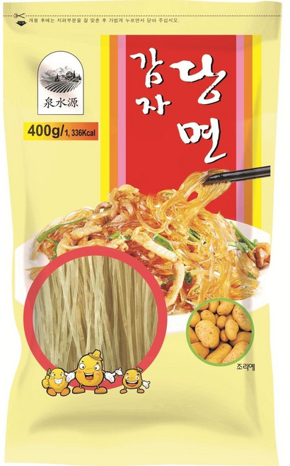 <중화국제>천수원 감자당면 얇은당면, 1개, 400g