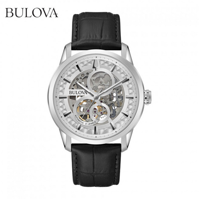 브로바 BULOVA 클래식 오토매틱 손목시계 96A266