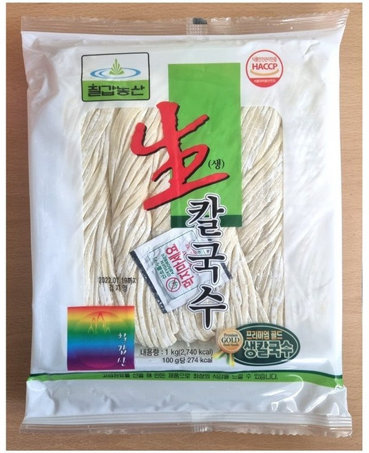 칠갑농산 칠갑 생칼국수 (신칼대), 1kg, 10개
