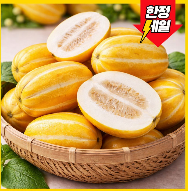 [한정특가] 성주 참외 산지직송 제철과일, 1박스, 꿀참외 (가정용) 3kg