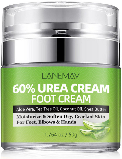 60% 尿素足霜 50g 滋潤軟化乾燥開裂皮膚, 1個