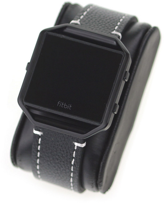 WG1BK22 핏빗블레이즈 호환 시계줄 가죽밴드 스트랩, 단품, 단품, 1개