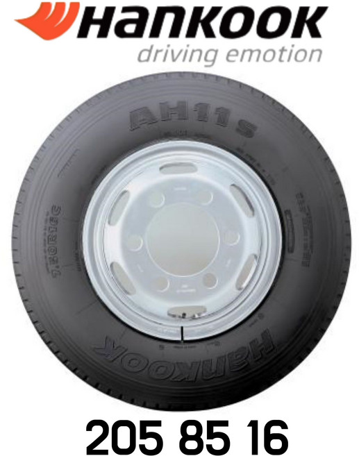 한국타이어205 85R 16 봉고3 AH11S 2058516 중형트럭 1.2톤 2.5톤, 장착 미포함, 1개