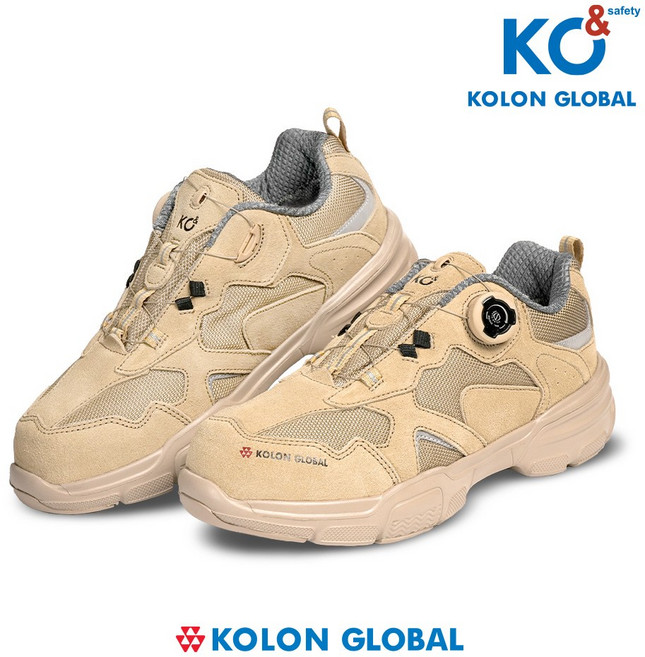 코오롱글로벌 4인치 안전화 KG-600 나노텍스 방수