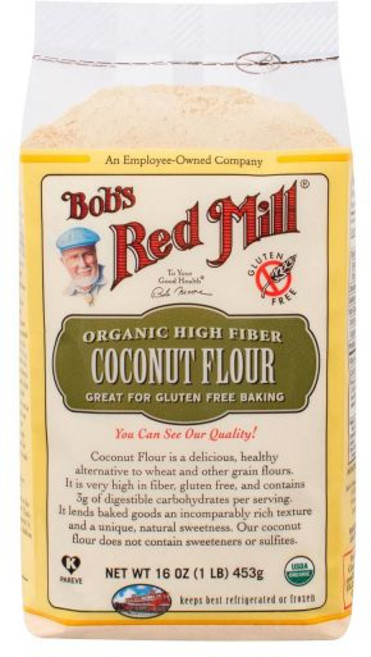 Bob's Red Mill 파우더 가루 분말 밥스 레드 밀 유기농 코코넛 가루 16온스, 453g, 1개