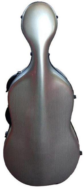 GMZZ 고급 첼로 하드 케이스 4/4 색상 다양, 8-실버그레이, 1개