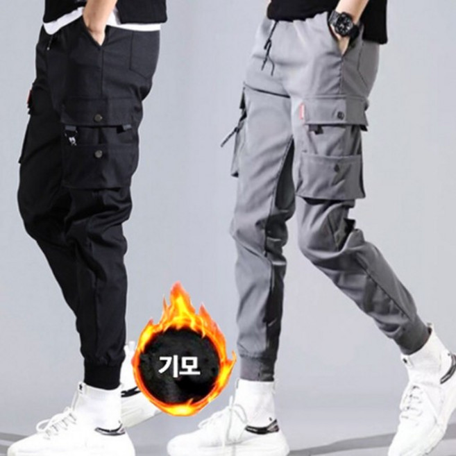 기모안감 캐주얼조거 카고바지 방한복 IS-PA20
