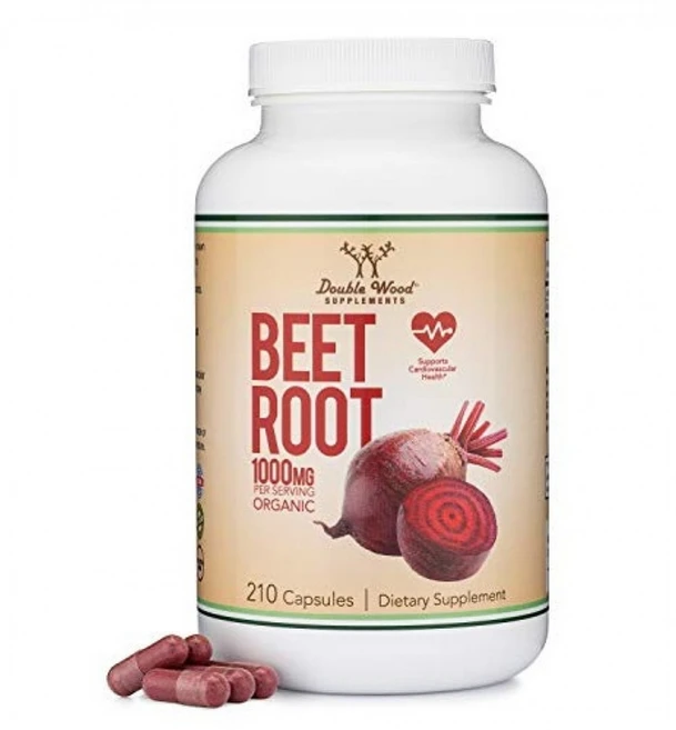 더블 우드 써플리먼트 비트 뿌리 분말 유기농 1000mg 210정, 1개 - 쿠팡