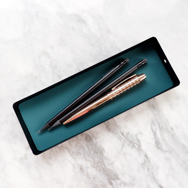 유피어 철제 펜 트레이, 1개, 철제팬그린