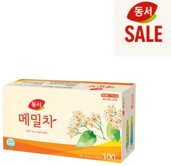 동서식품 메밀차 100T, 15g, 100개입, 1개