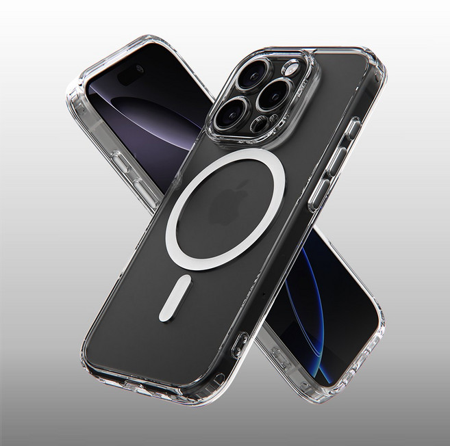 세이브 클리어쉴드 트리플 마그네틱 맥세이프 휴대폰 케이스