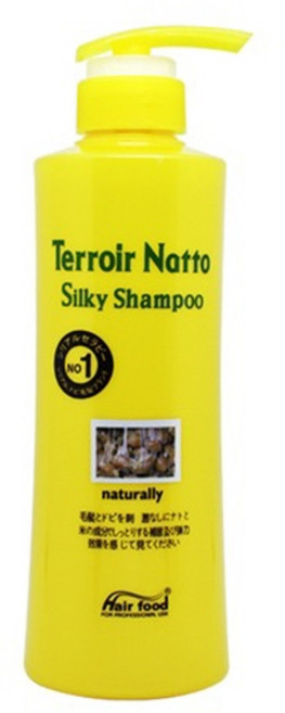 [메디쉬제팬] 헤어푸드 떼루아 나또 실키샴푸, 1개, 500ml