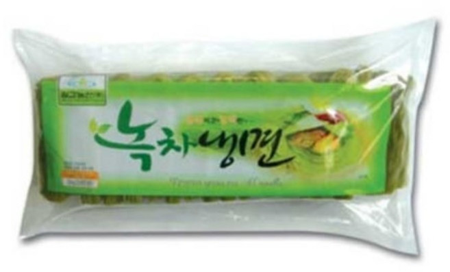 [칠갑농산] 녹차냉면 2kg 냉면사리 냉동, 24개