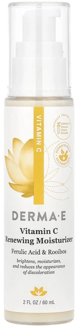 더마E 비타민C 리뉴잉 모이스처라이저 프로바이오틱스 & 루이보스 60ml(2fl oz), 1개, DME00360 - 쿠팡