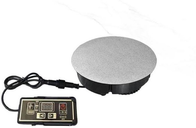 식탁밑 안보이는 히든 1구인덕션 원형 언더렌지 식탁 인덕션 아래쪽, 원형 288mm/2000W (플러그)