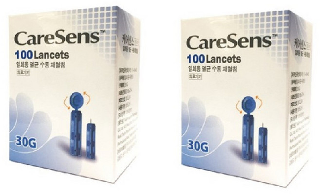 케어센스 채혈침 30G 100매, 100개입, 2세트